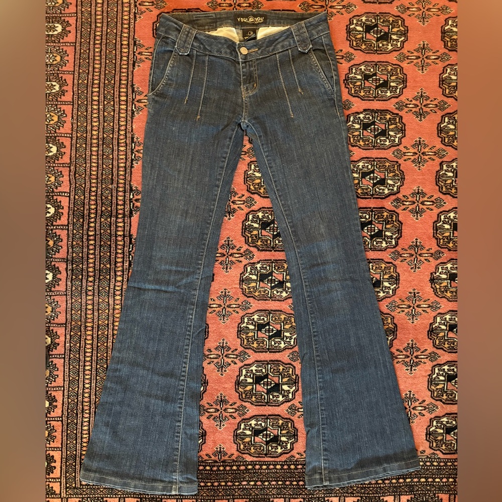 You & You Low Rise Flair Dark Wash Jean